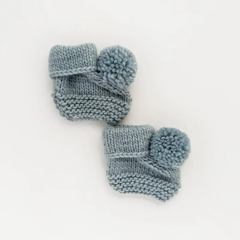Garter Stitch Booties