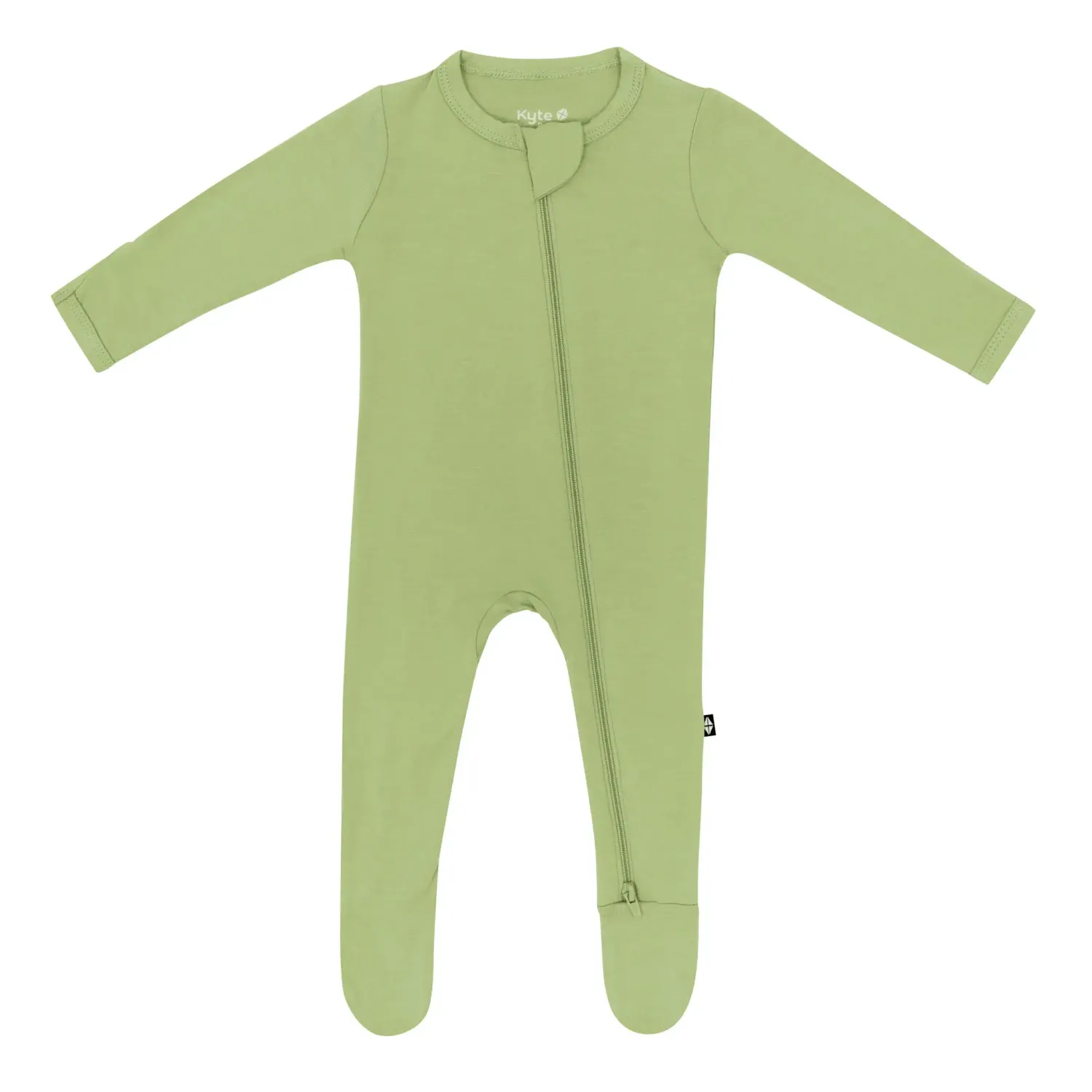Zippered Footie, Size: 3-6M, Color: Honu