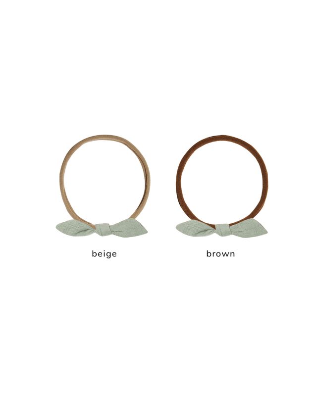 Quincy Mae- Little Knot Headband-Beige