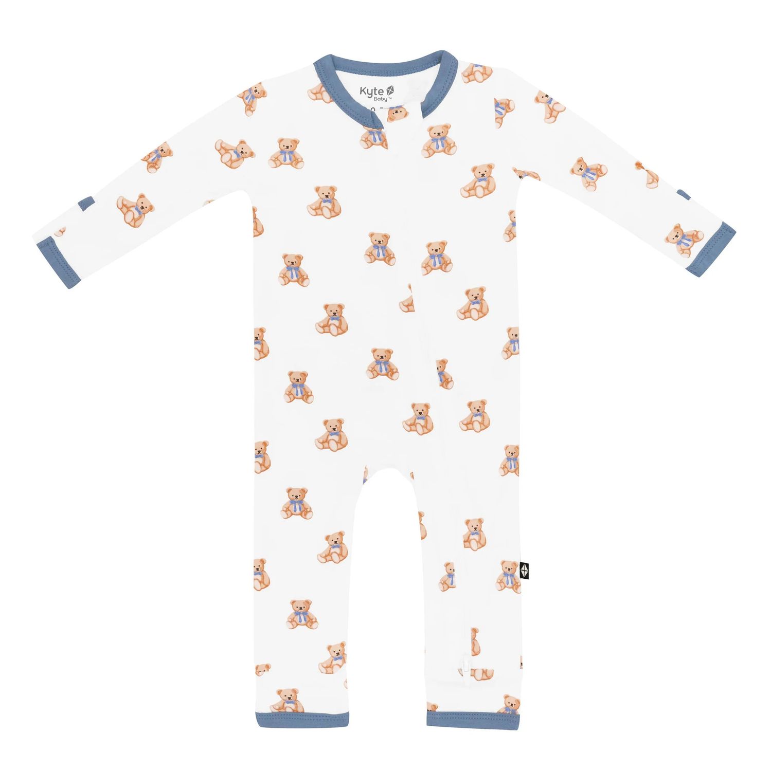 Zippered Romper Teddy Bear 6-12M