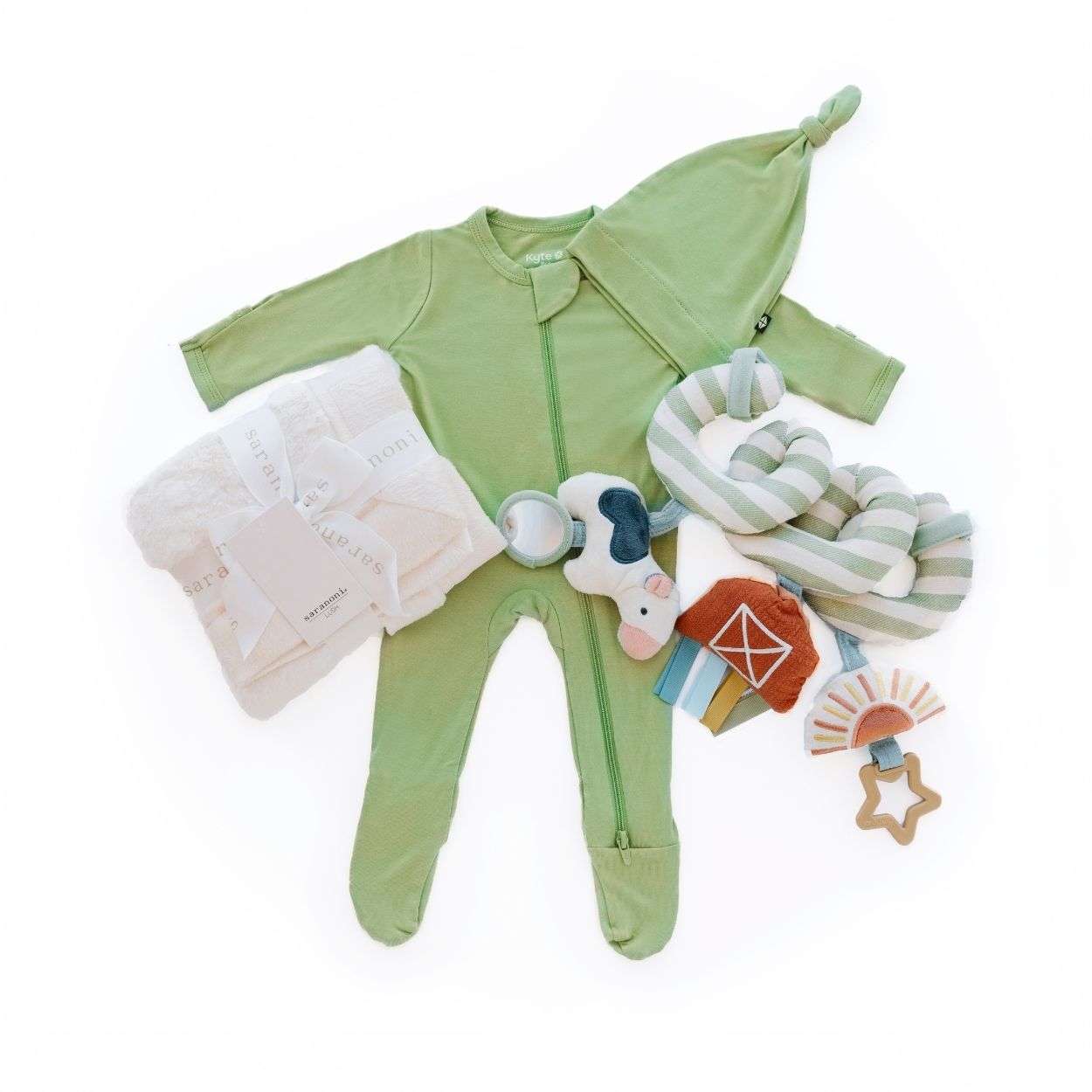 Luxury  Baby Bundle, Color: Farm Animals, Size: Newborn
