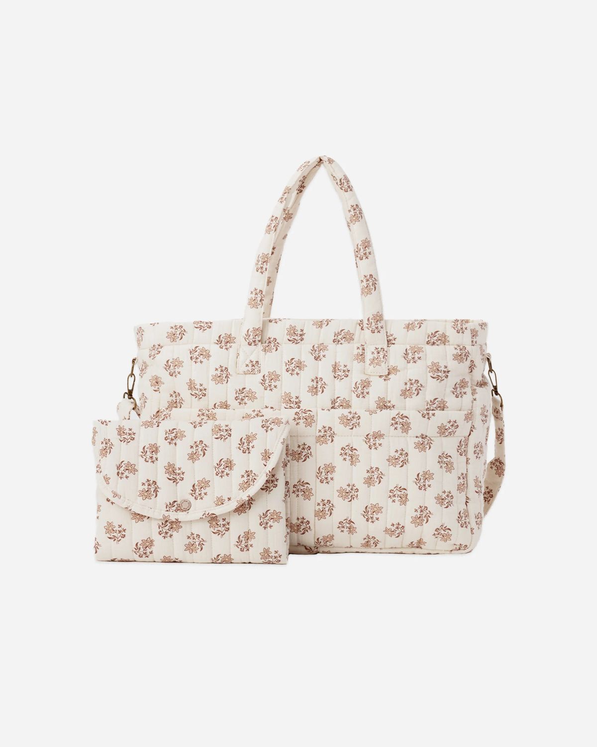 Diaper Bag + Changing Pad Set Lily Bloom