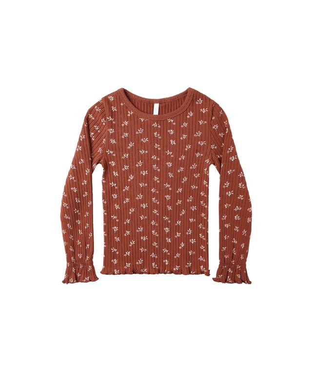 Rylee + Cru - Ribbed Long Sleeve  Top 