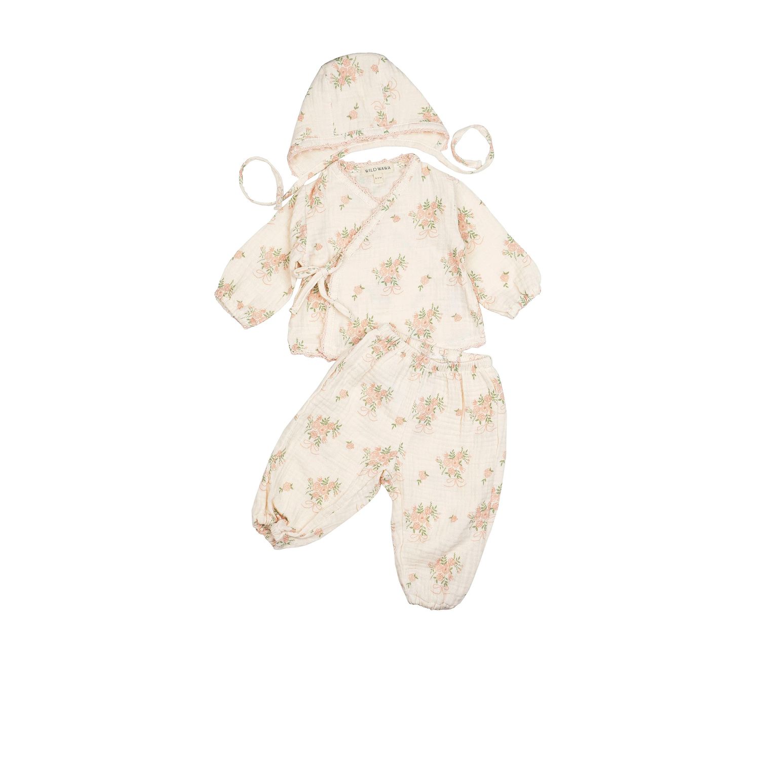 Wild Wawa- Gauze Three Piece Set
