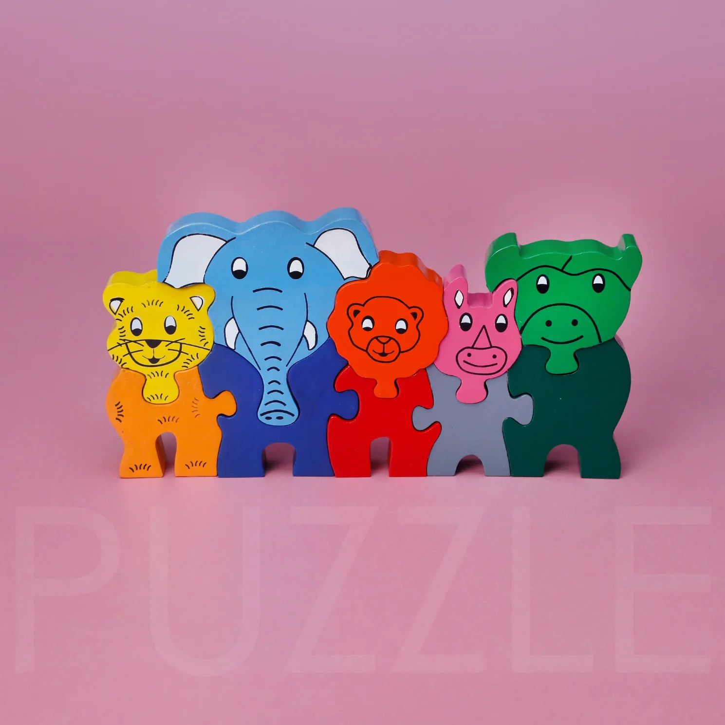 Wooden Puzzle - Jungle Animals