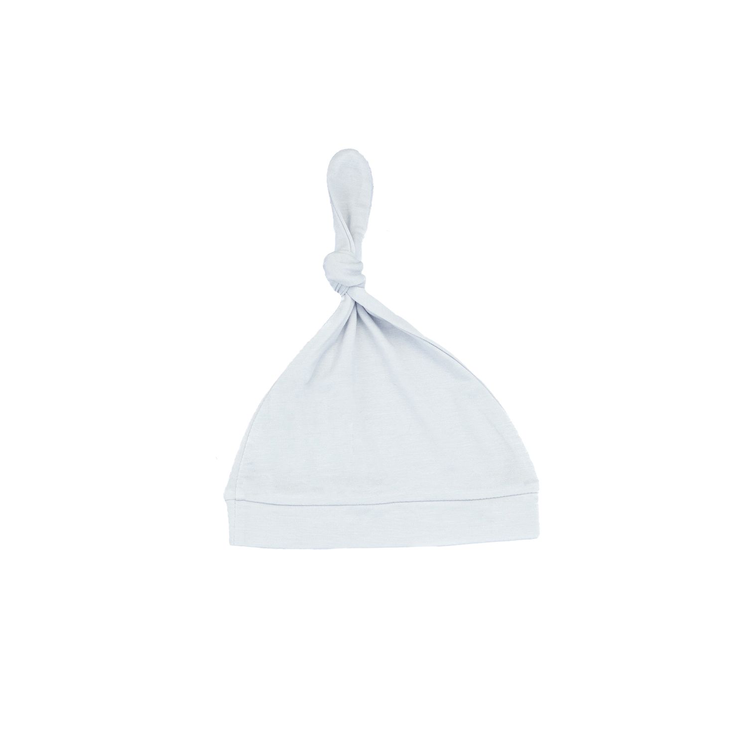 Baby Blues And Pink - Knotted Hat 0-6M -Aero Gray