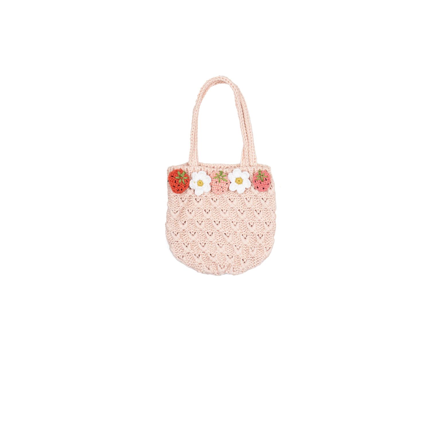 Crochet Purse Strawberry Daisy