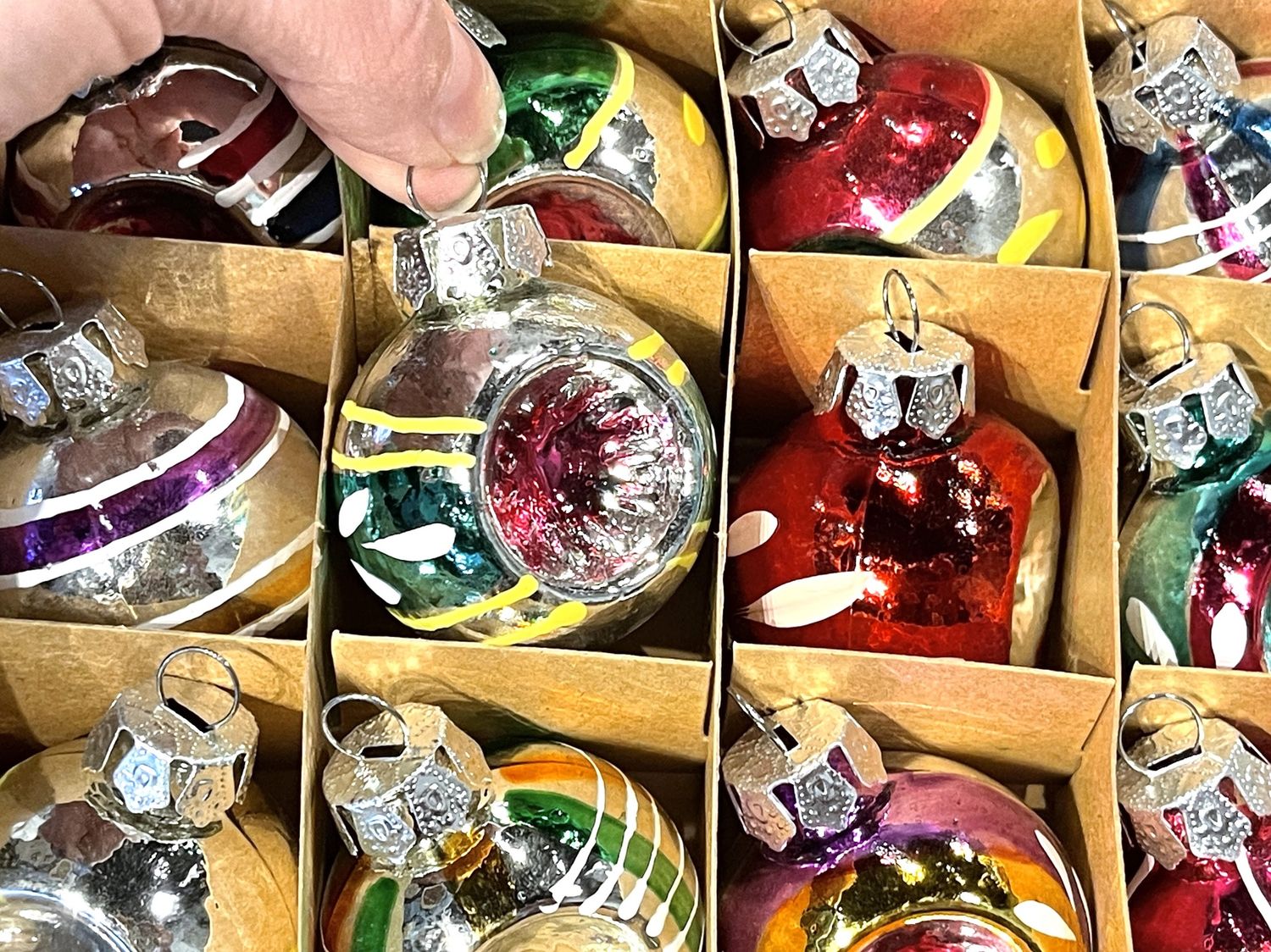 dimpled heirloom ornaments