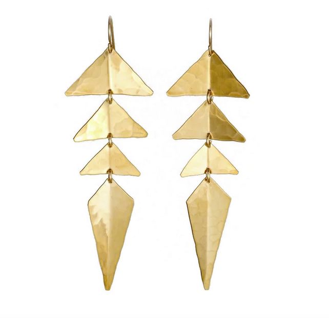 Moki Earrings - Brass / GF