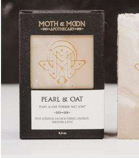 moth &amp; moon soap | pearl &amp; oat