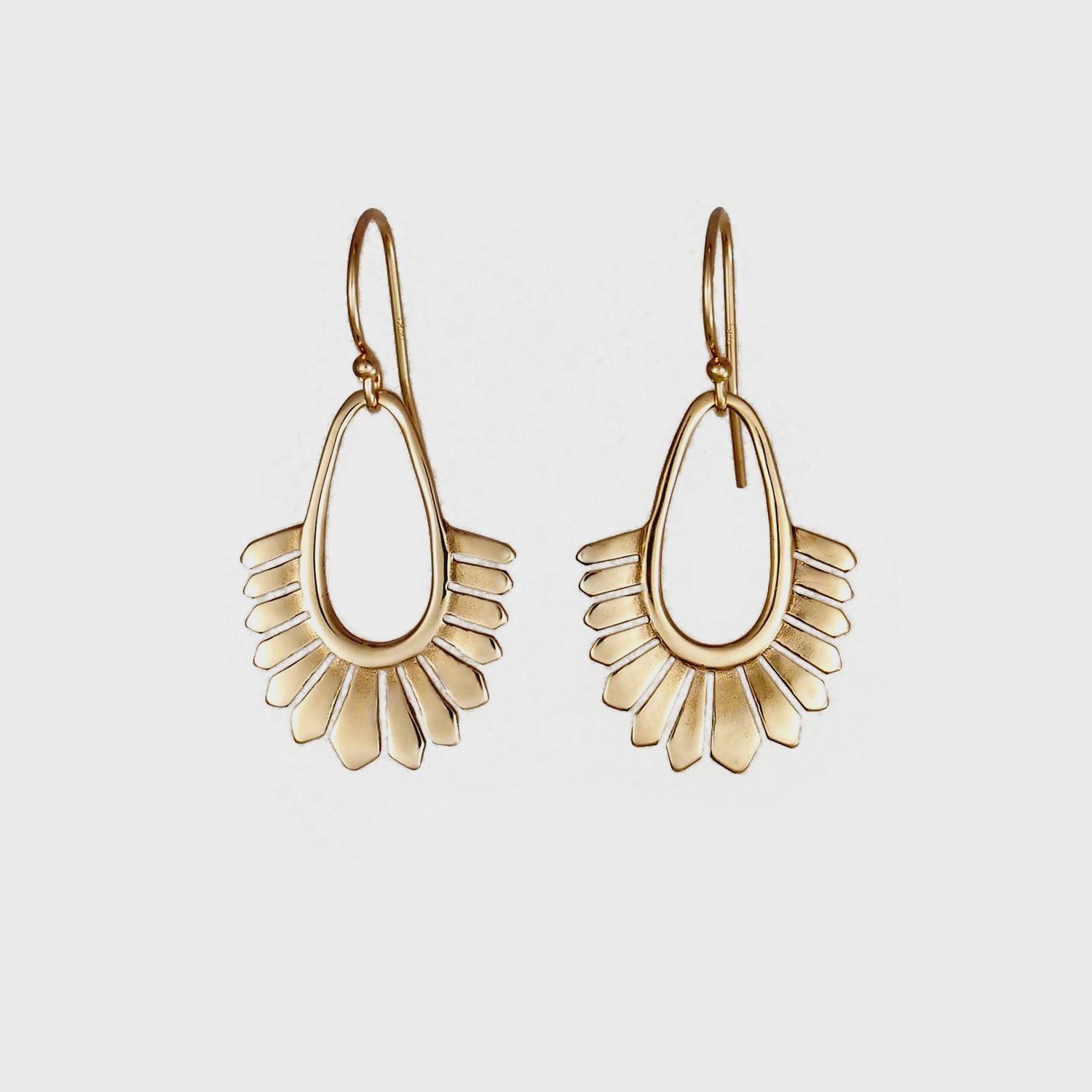 Jude Earrings - Brass/GF