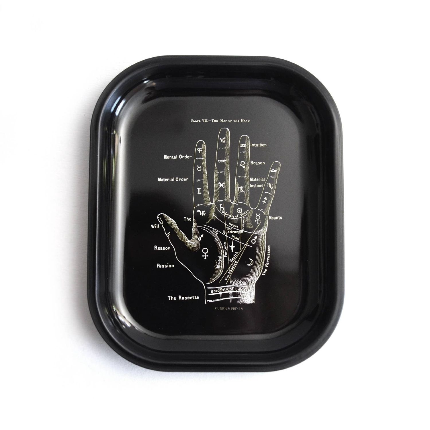 Small Metal Ritual Tray | Palmistry