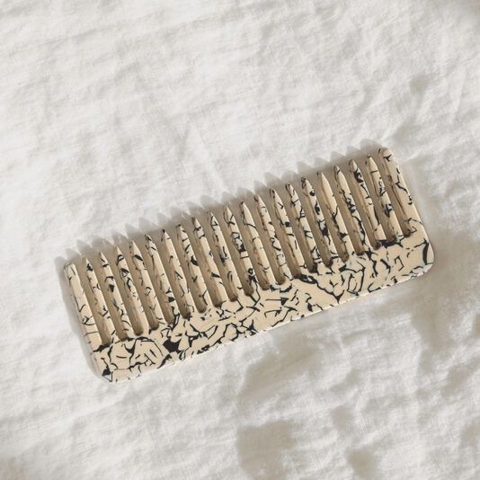 marbled acetate comb