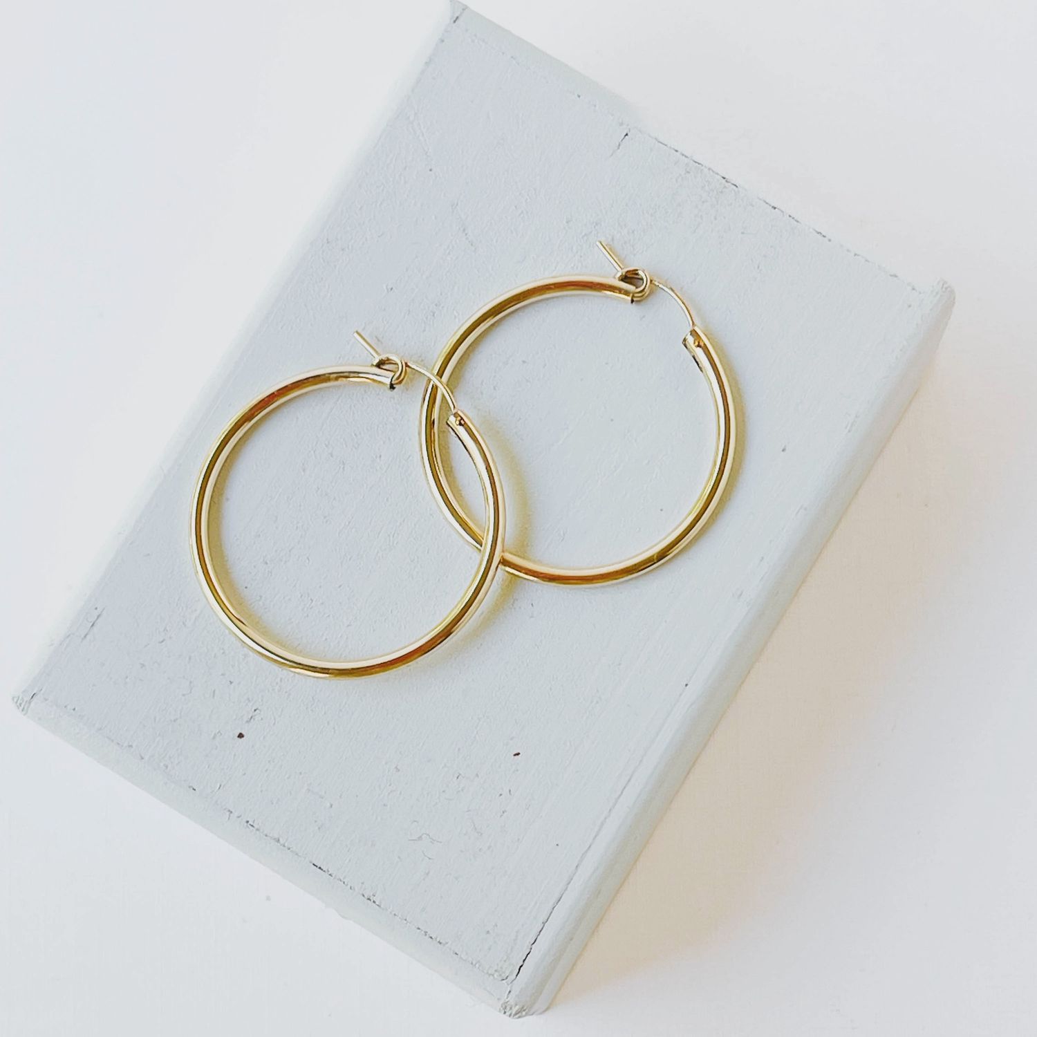 Big Thick Gold Filled Hoops