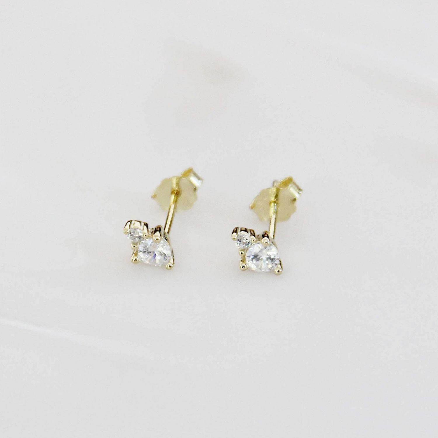 isla studs | vermeil