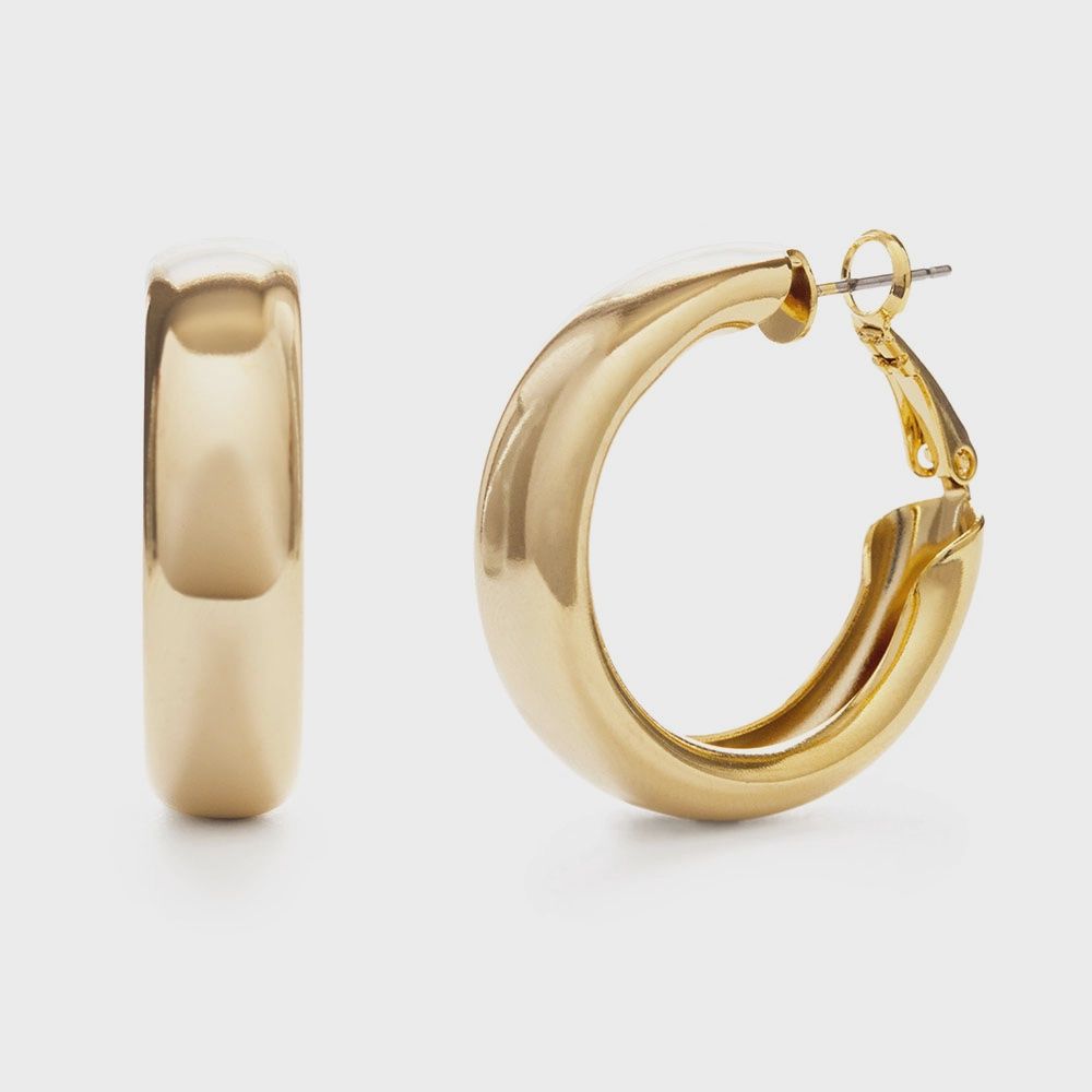 Big Chunky Hoop Earrings