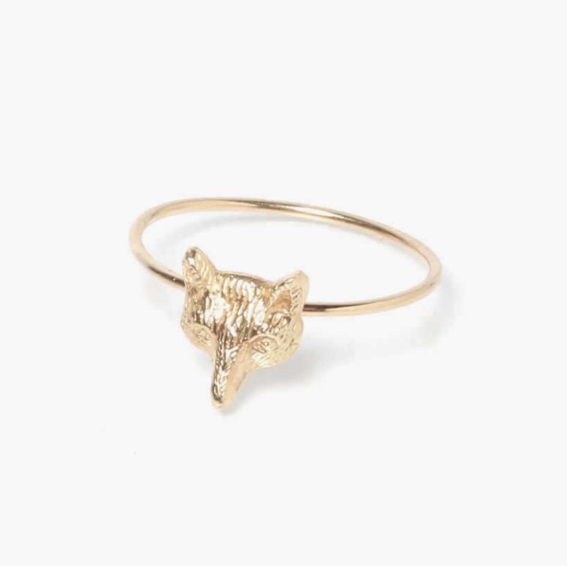 fox ring | 14K gold