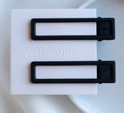 lulu hair clip, Color: black