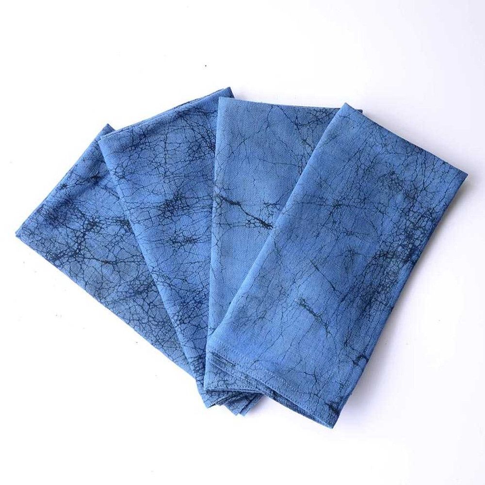 printed cloth napkins | blue hour