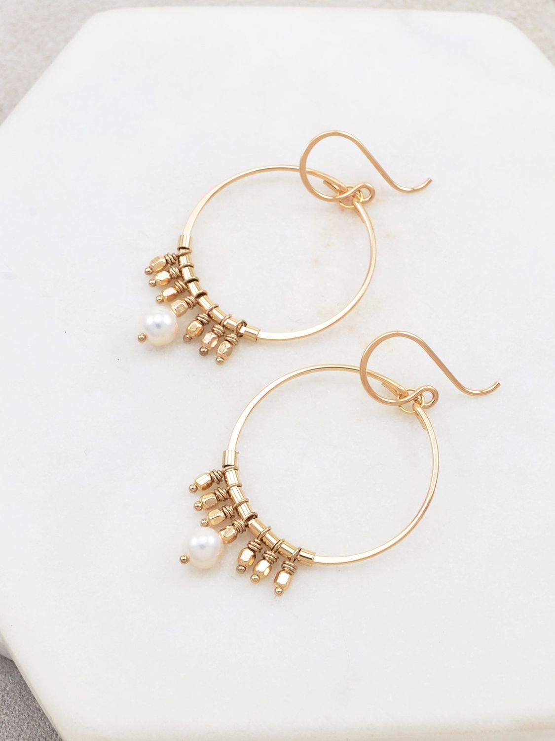 Ariel Earrings | Pearl