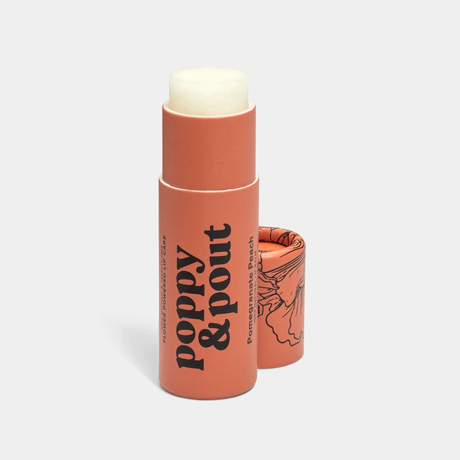 pomegranate peach lip balm