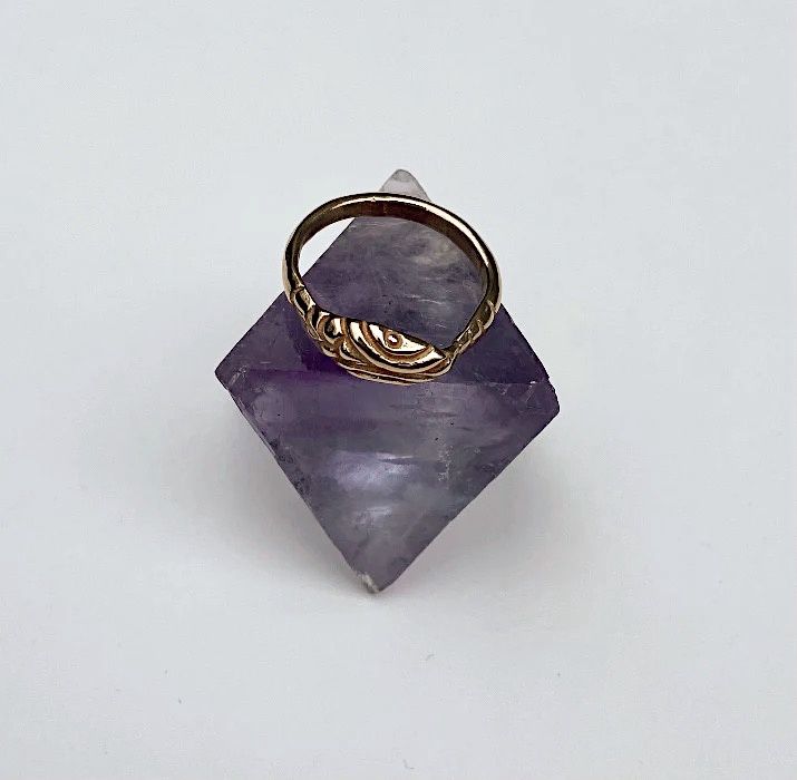 Wax Cast Ouroboros Snake Ring
