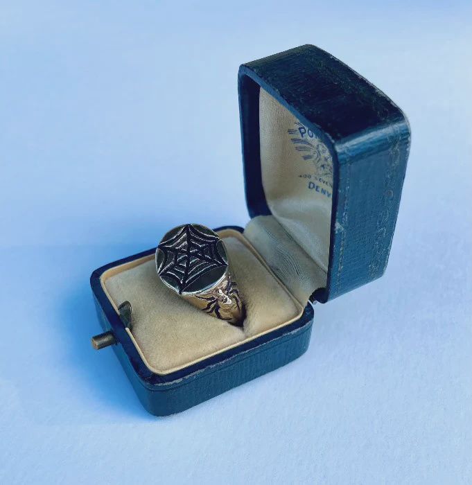 Wax Cast Spiderweb Ring