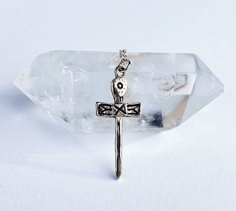 Wax Cast Sword Necklace