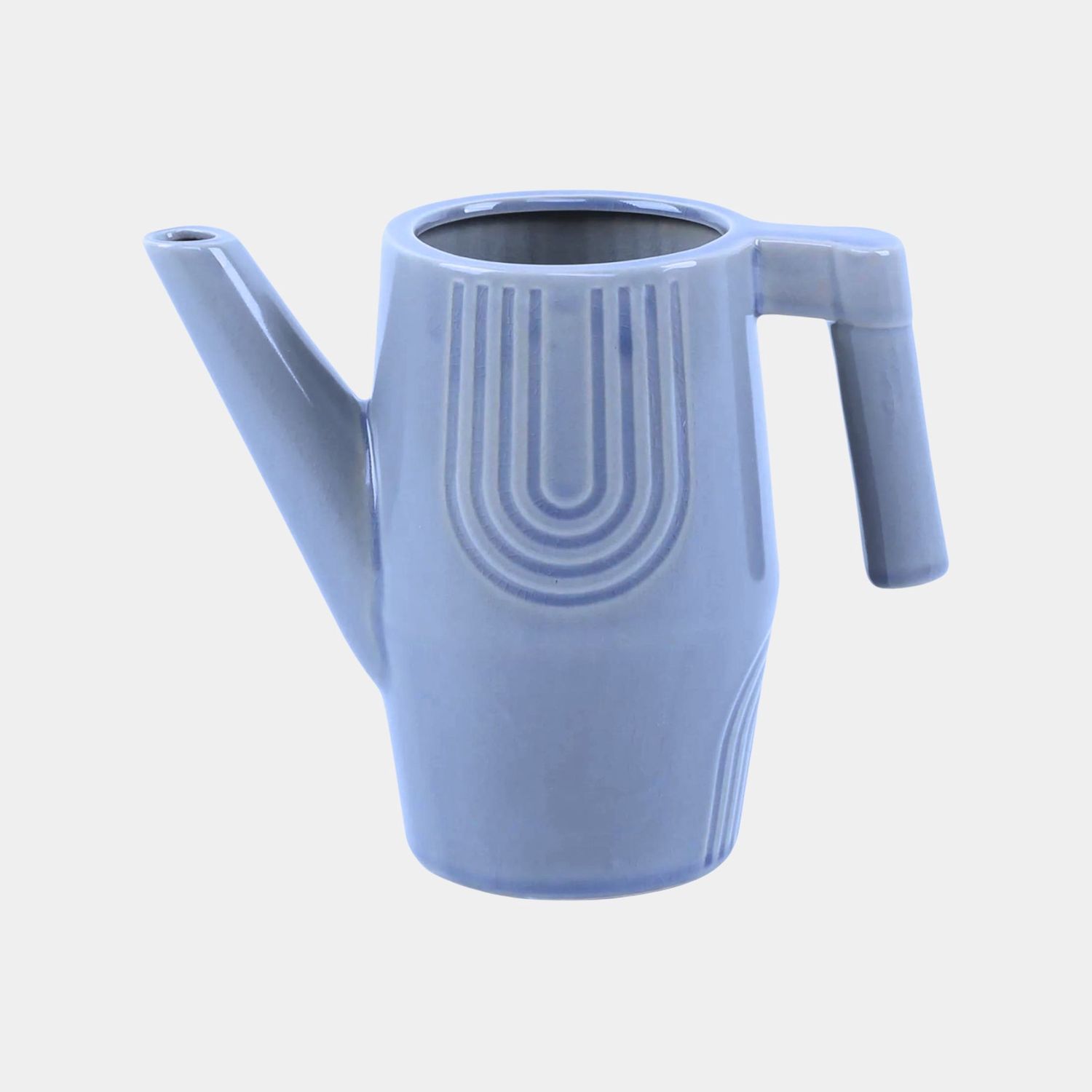 Rainbow Ceramic Watering Can, Color: Blue