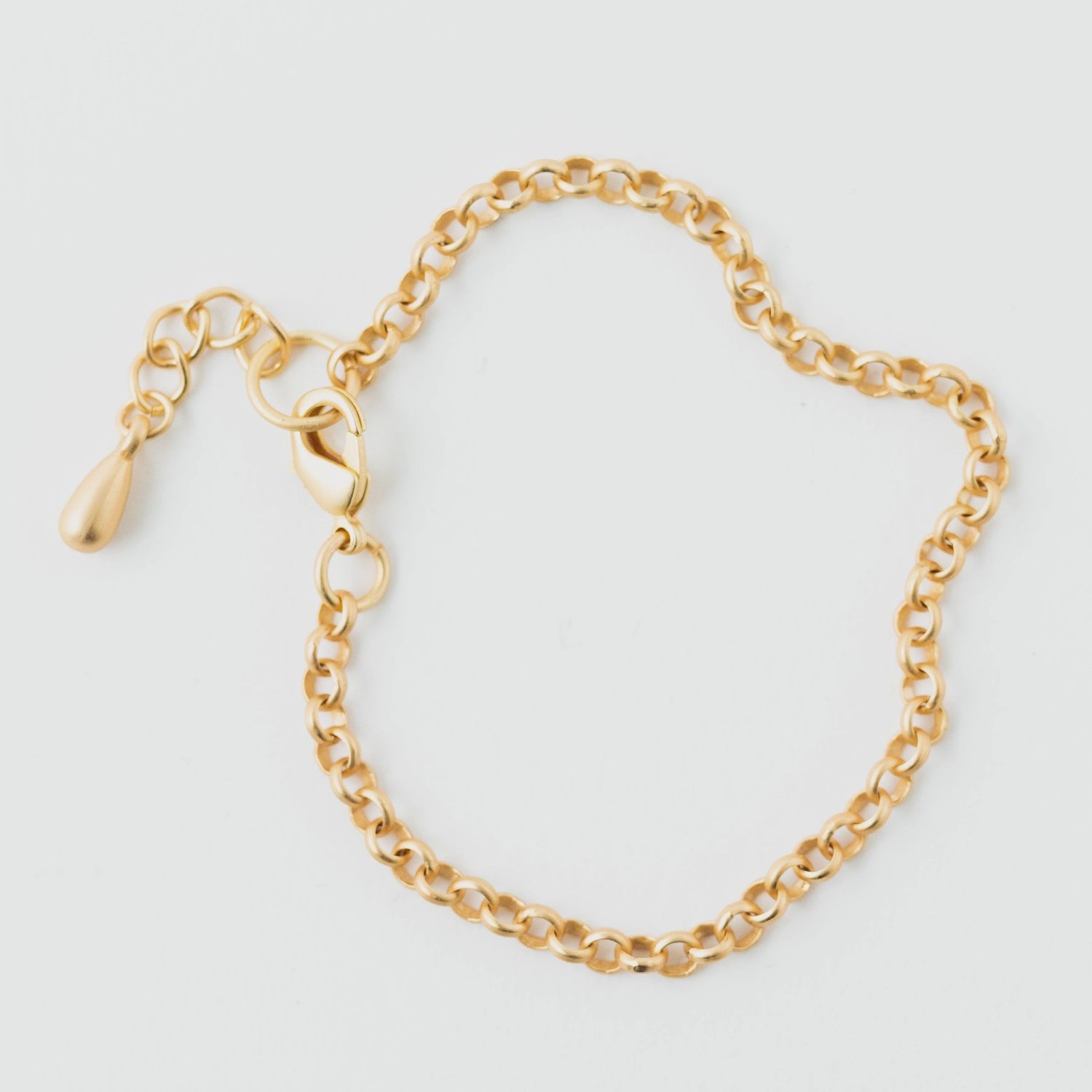 Matte Gold Rolo Bracelet