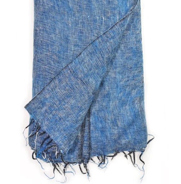 brushed woven blanket, Color: aqua