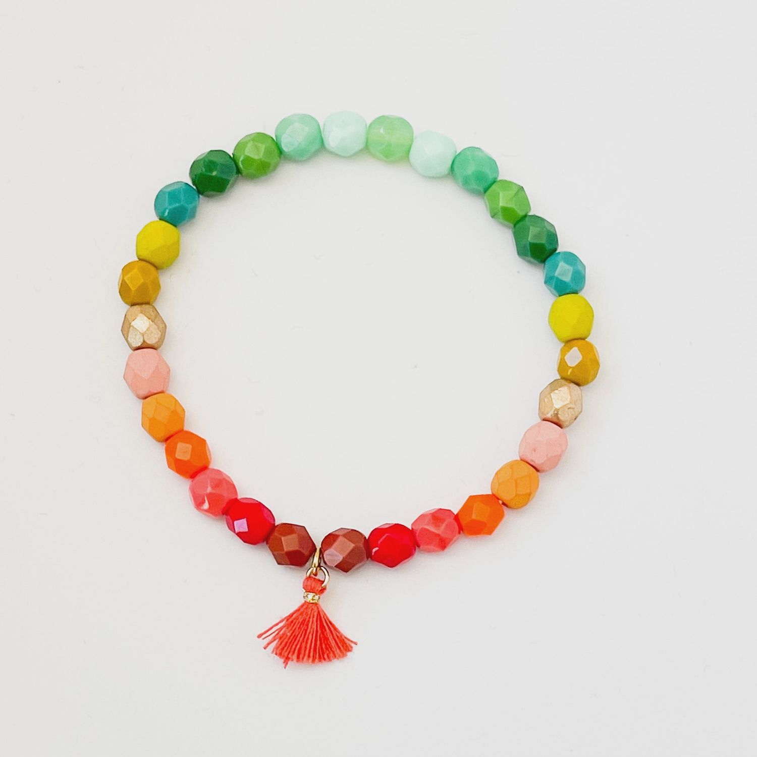Ombre Bracelet with Tassel