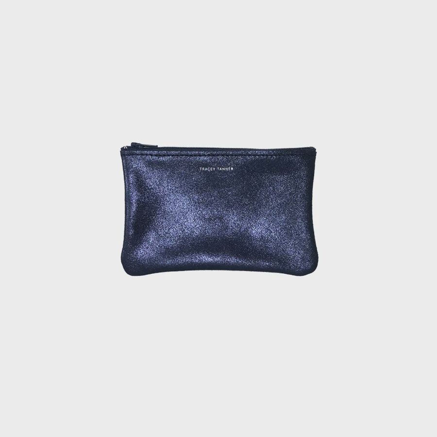 small leather pouch | sparkle twilight