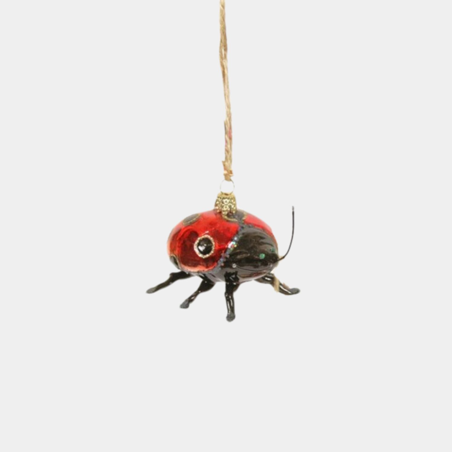 garden ladybugs ornament, Color: Red &amp; Black
