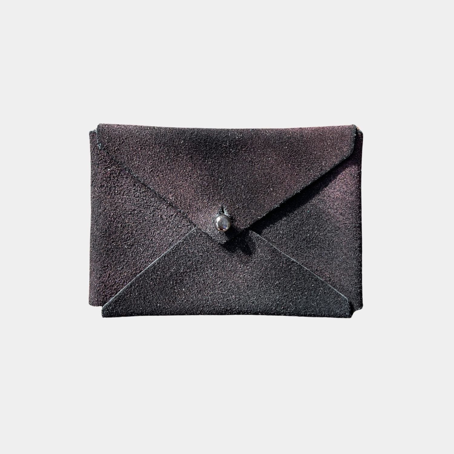 leather card wallet | pink velvet