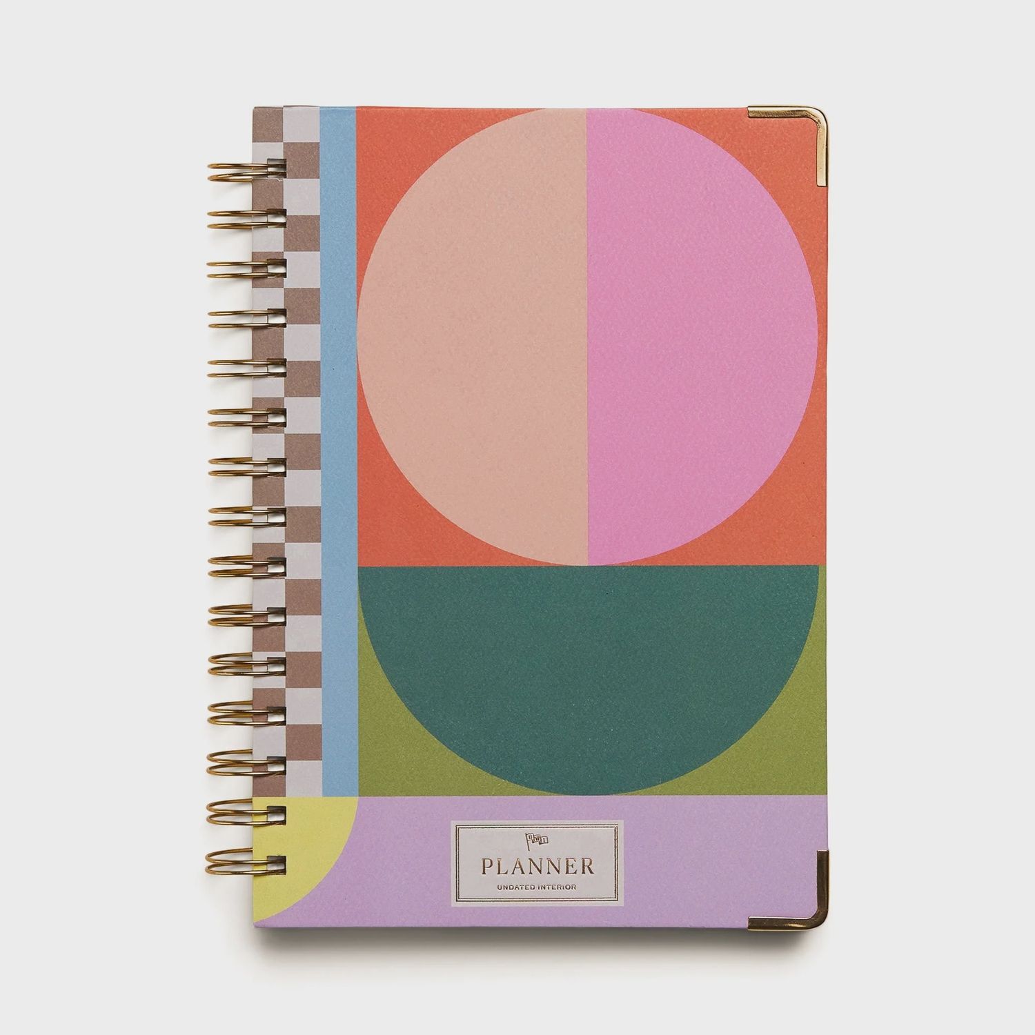 Geo Check 13 Month Perpetual Planner