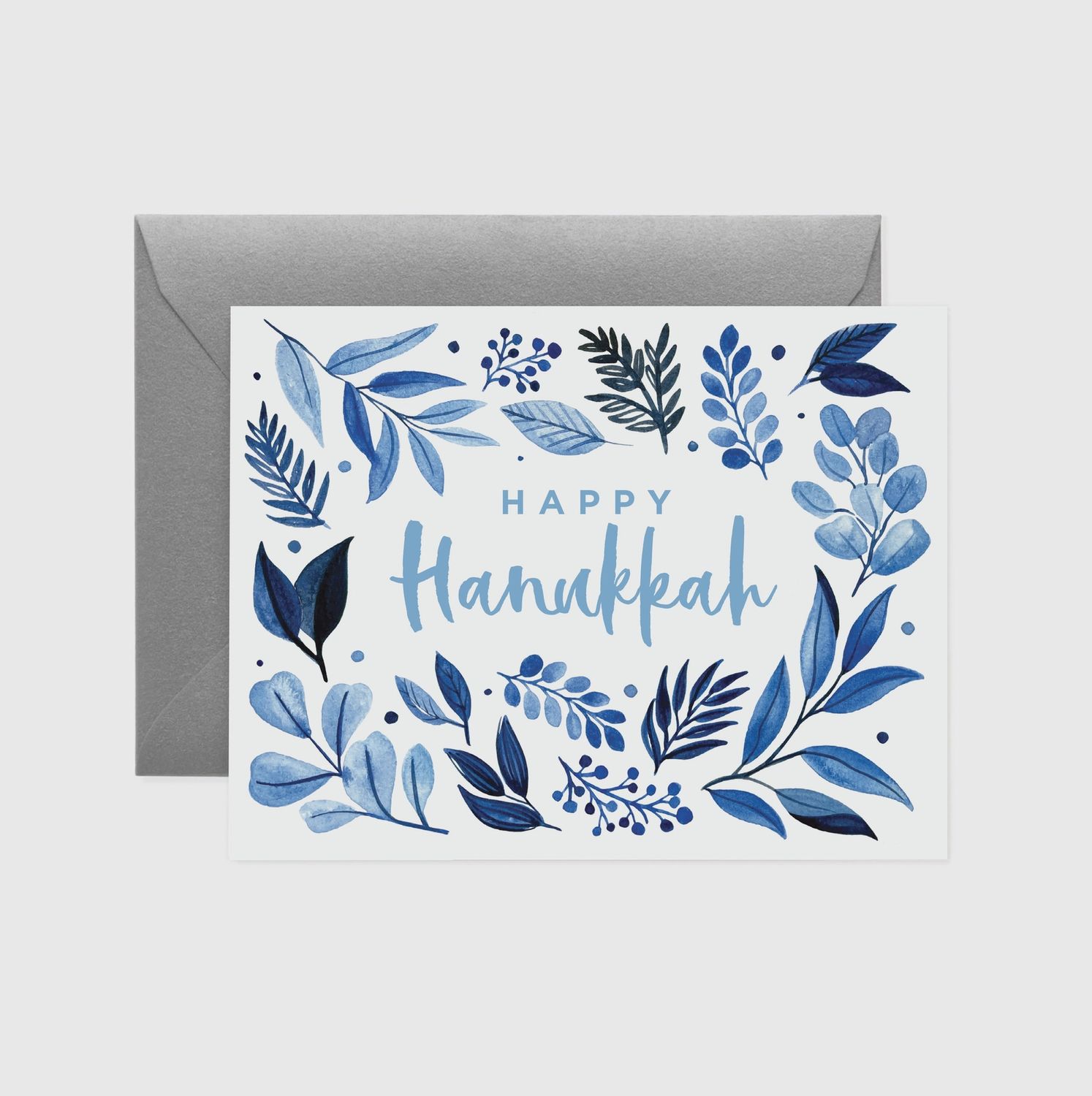 Hanukkah Foliage Card