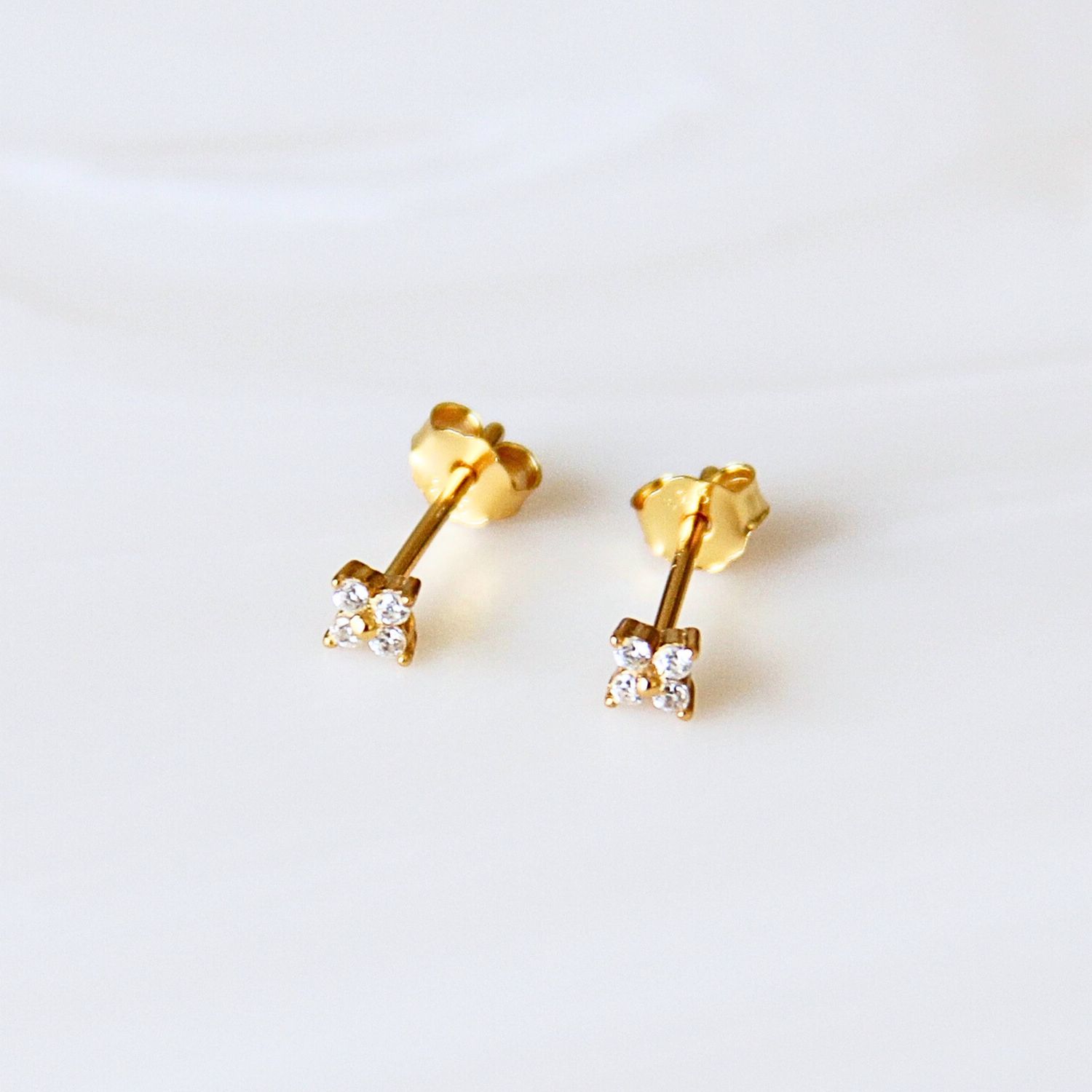 tiny iris studs
