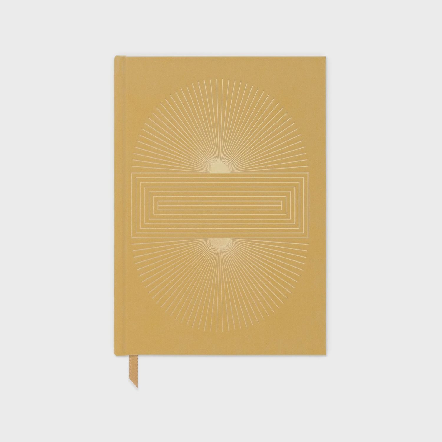 ochre sunburst notebook