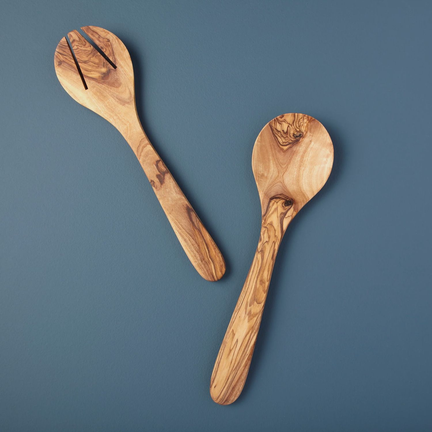Olive Wood Serving Set | Round
