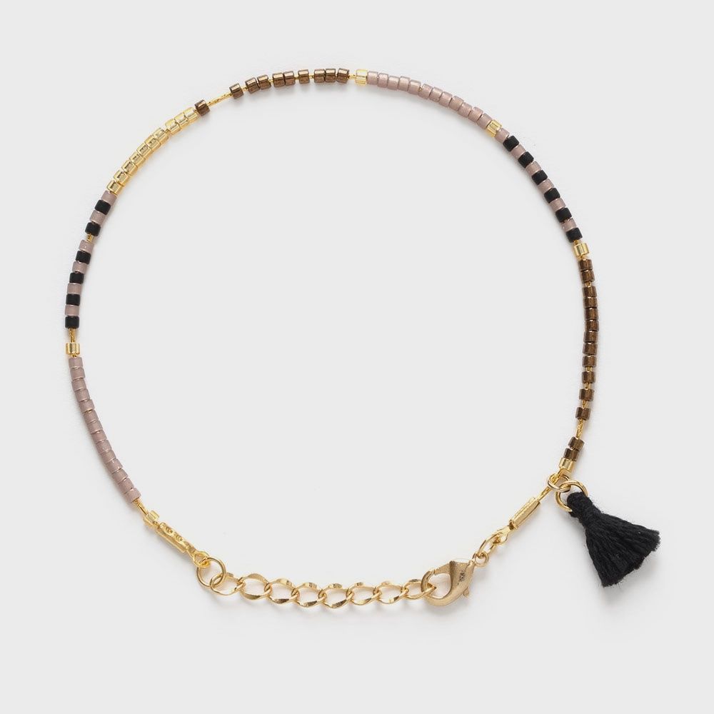 Japanese Seed Bead Bracelet | Chocolate