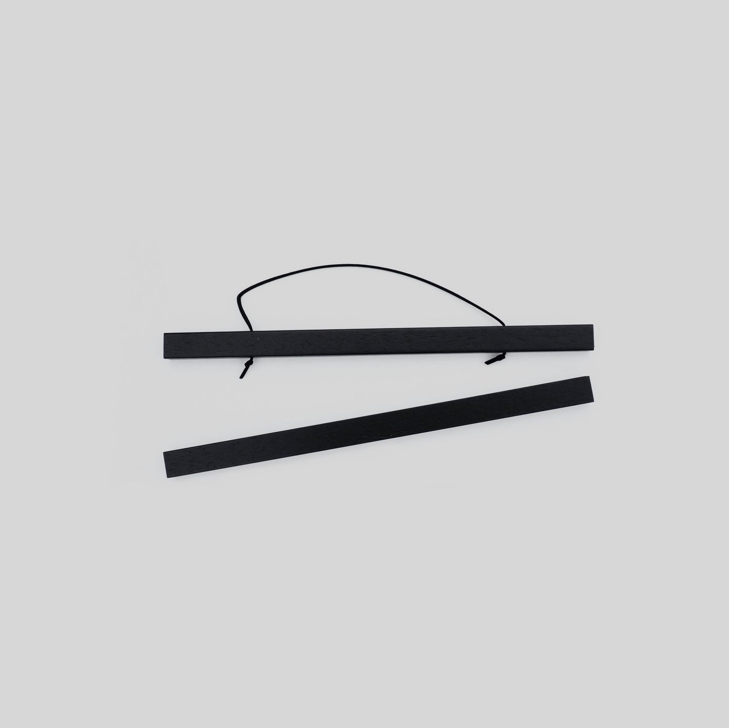 8.5" black wood print hanger
