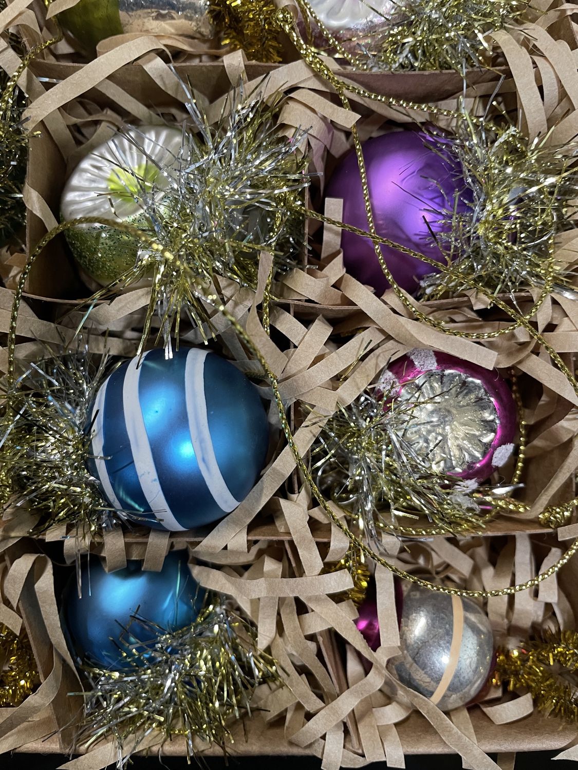 Heirloom Tinsel Ornaments