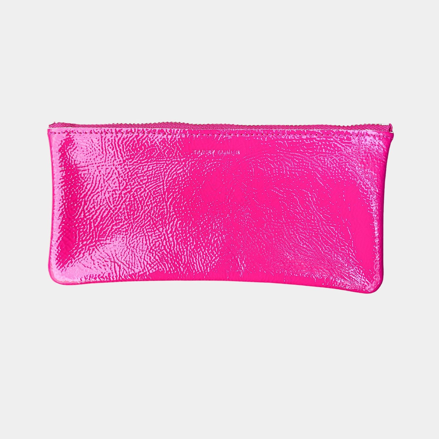 leather eyewear case | candy patent ruby
