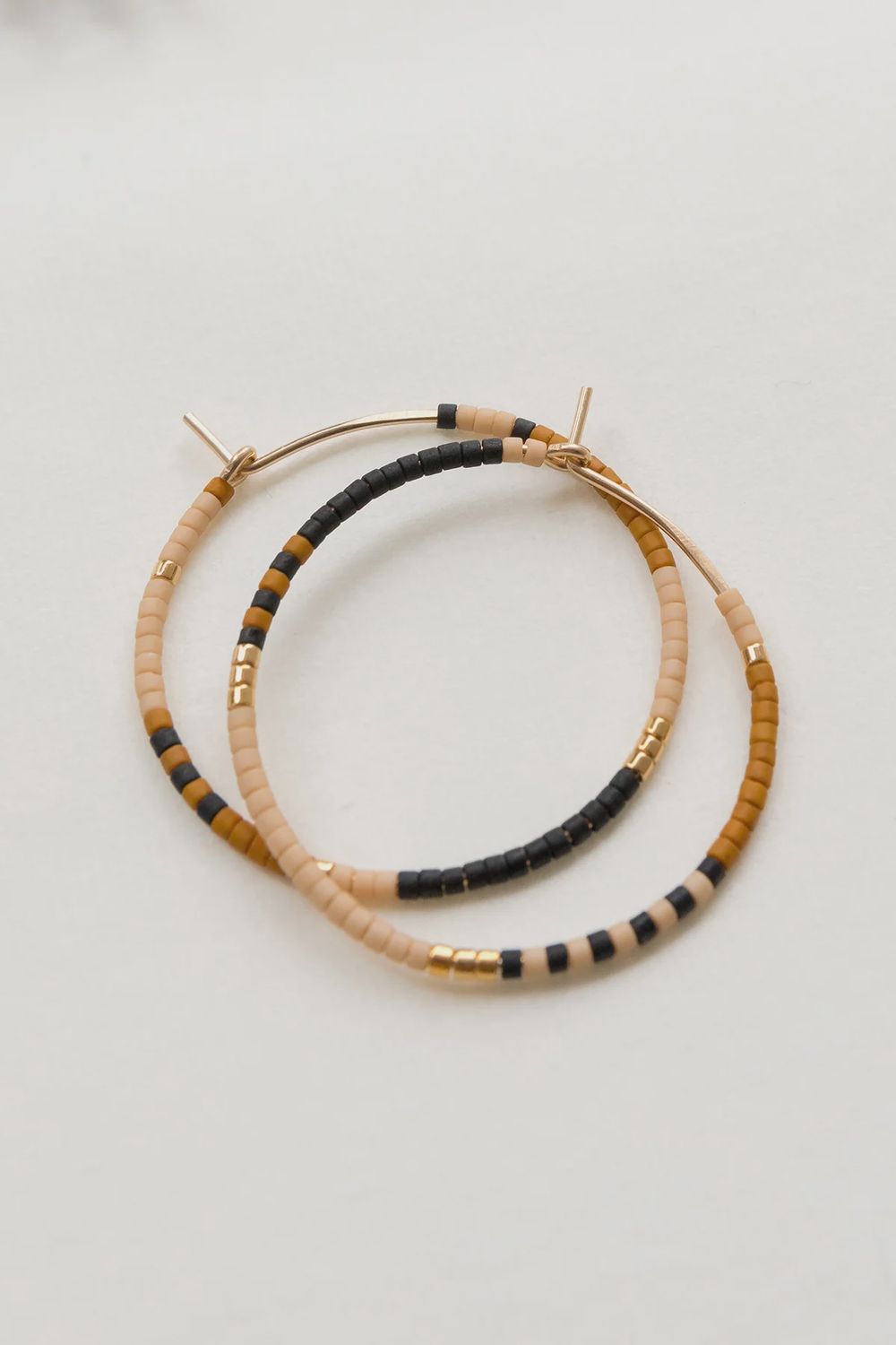 Small Delfi Hoops | Pink Clay