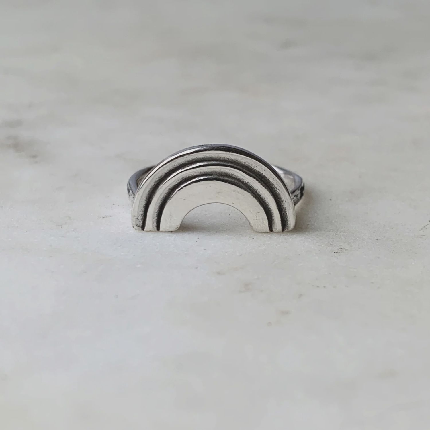 Rainbow Ring, Color: Sterling Silver