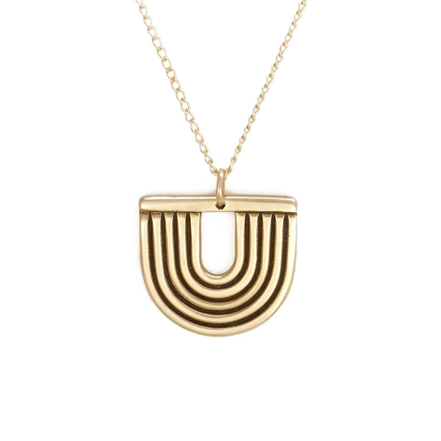 arco necklace, Material: brass