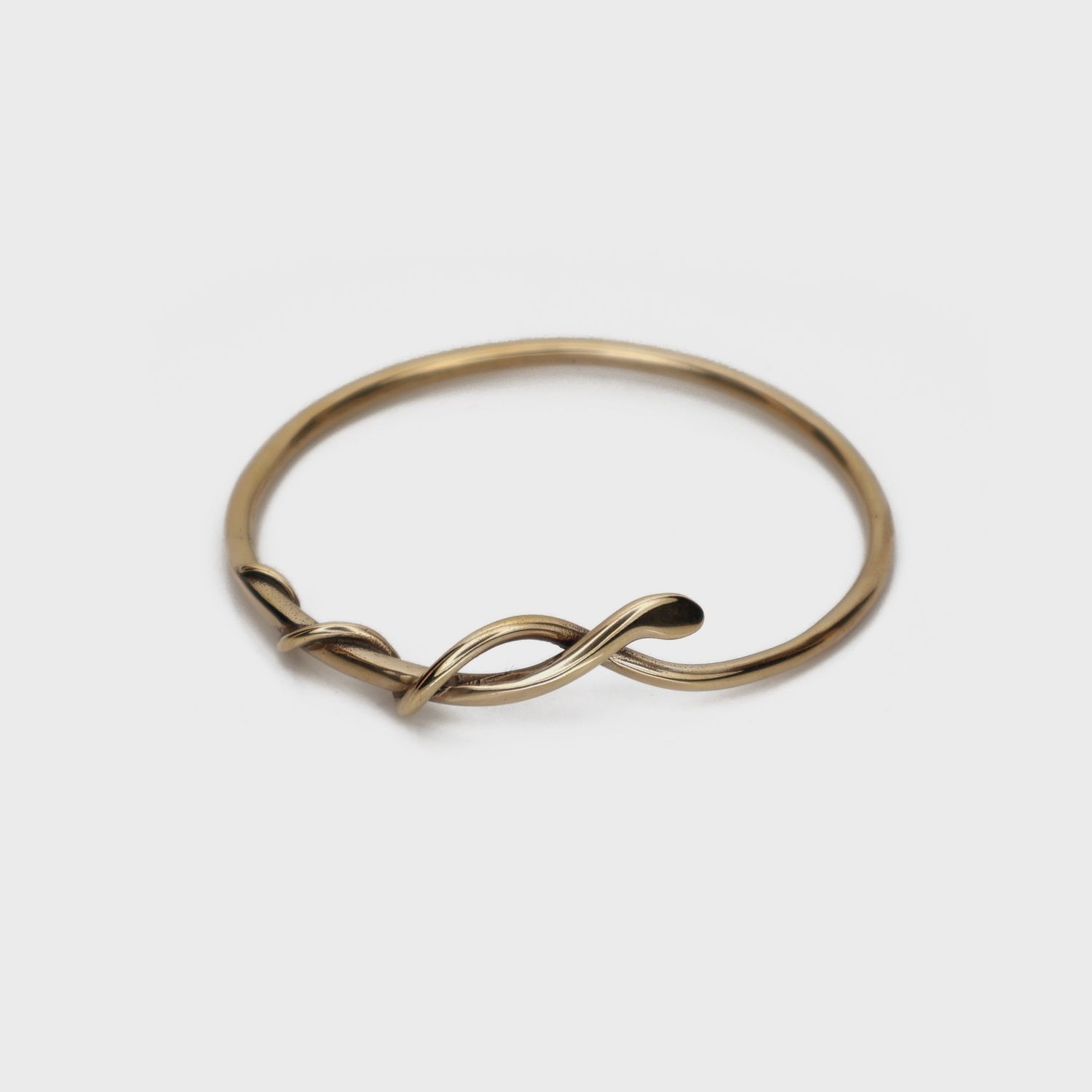 Viper Bangle, Material: Brass