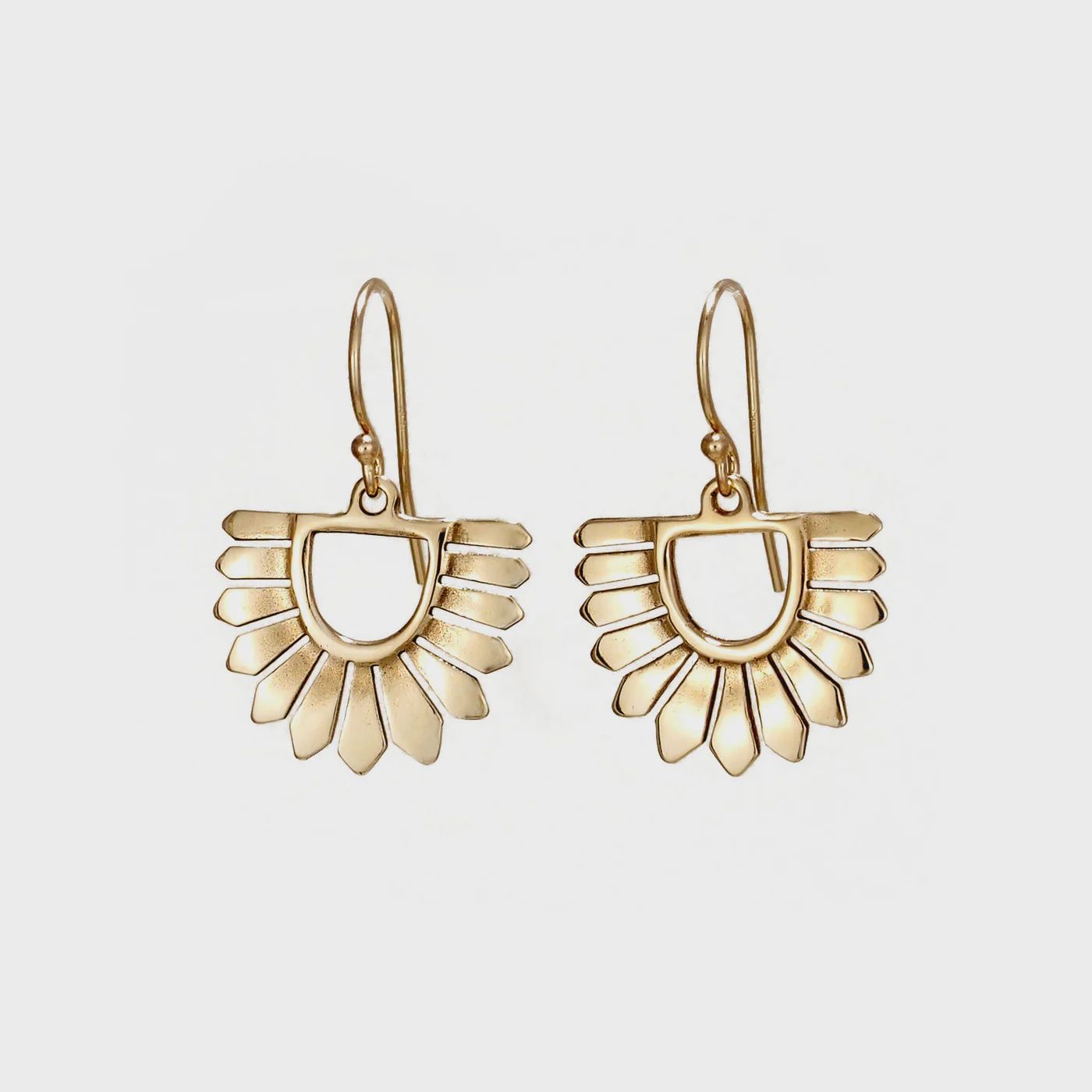 Osa Earrings, Material: Brass / GF