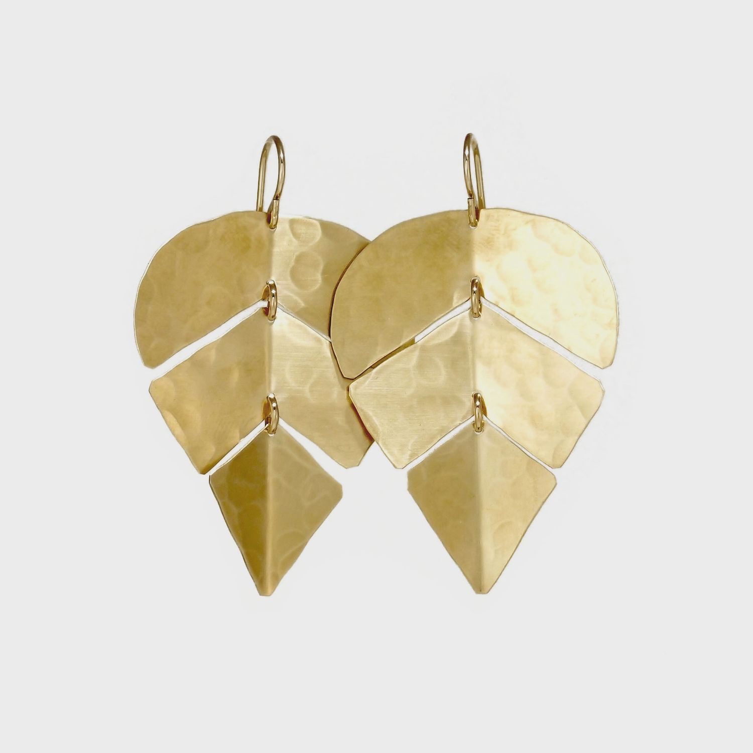 ola earrings, Material: brass